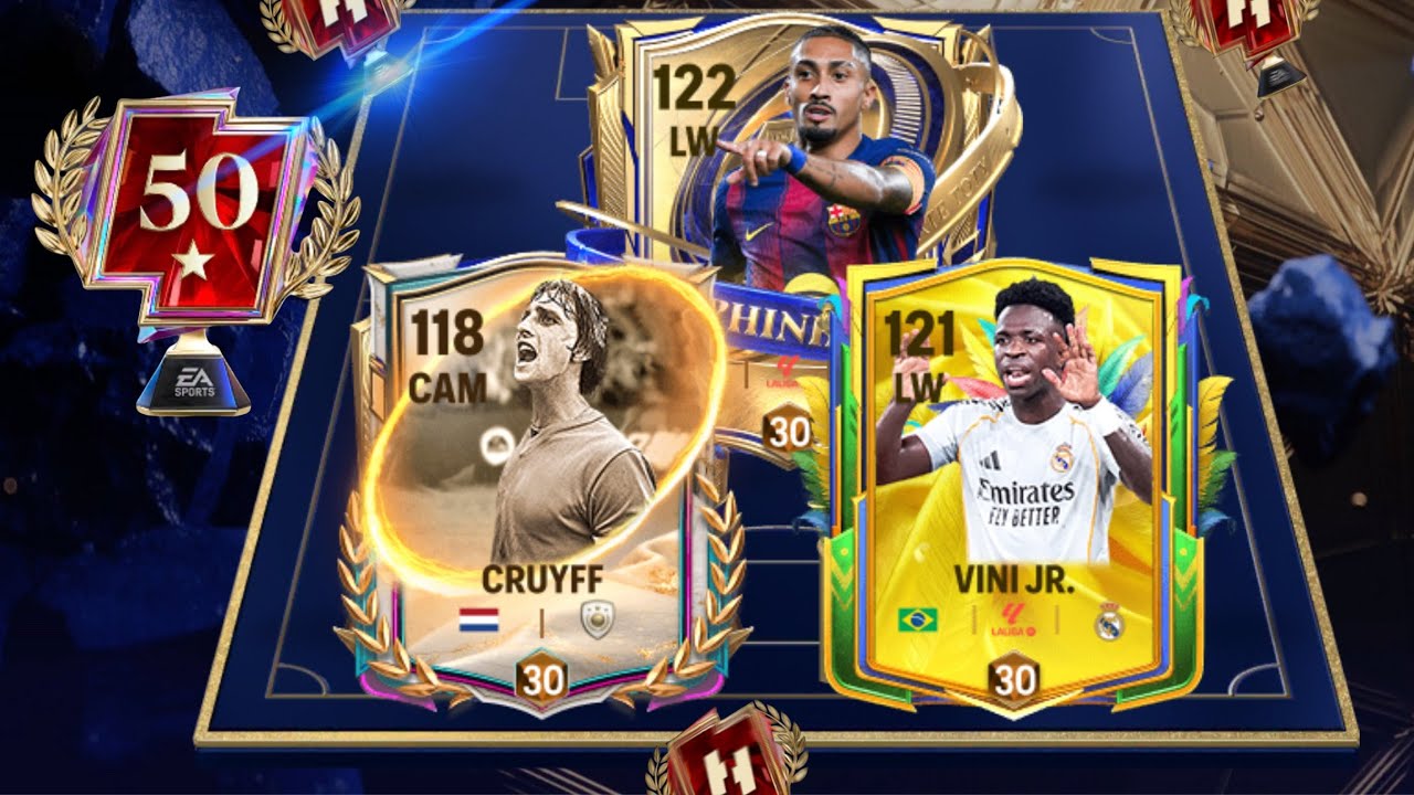 116 VINI, 117 RAPHINHA & 113 CRUYFF 🥶  - HEAD TO HEAD