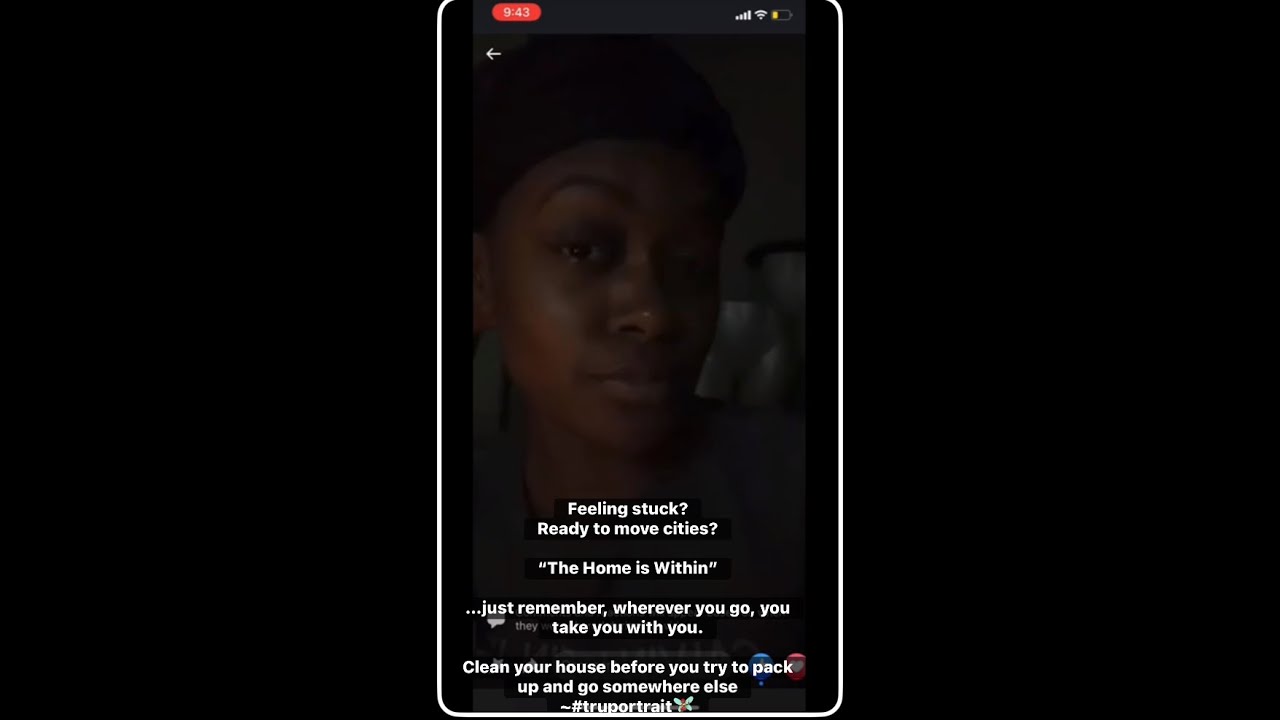 Tune in #truportrait 🧚🏾‍♀️
