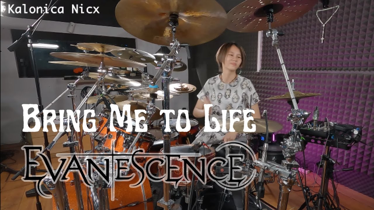 Bring Me To Life - Evanescence | Drum cover by Kalonica Nicx