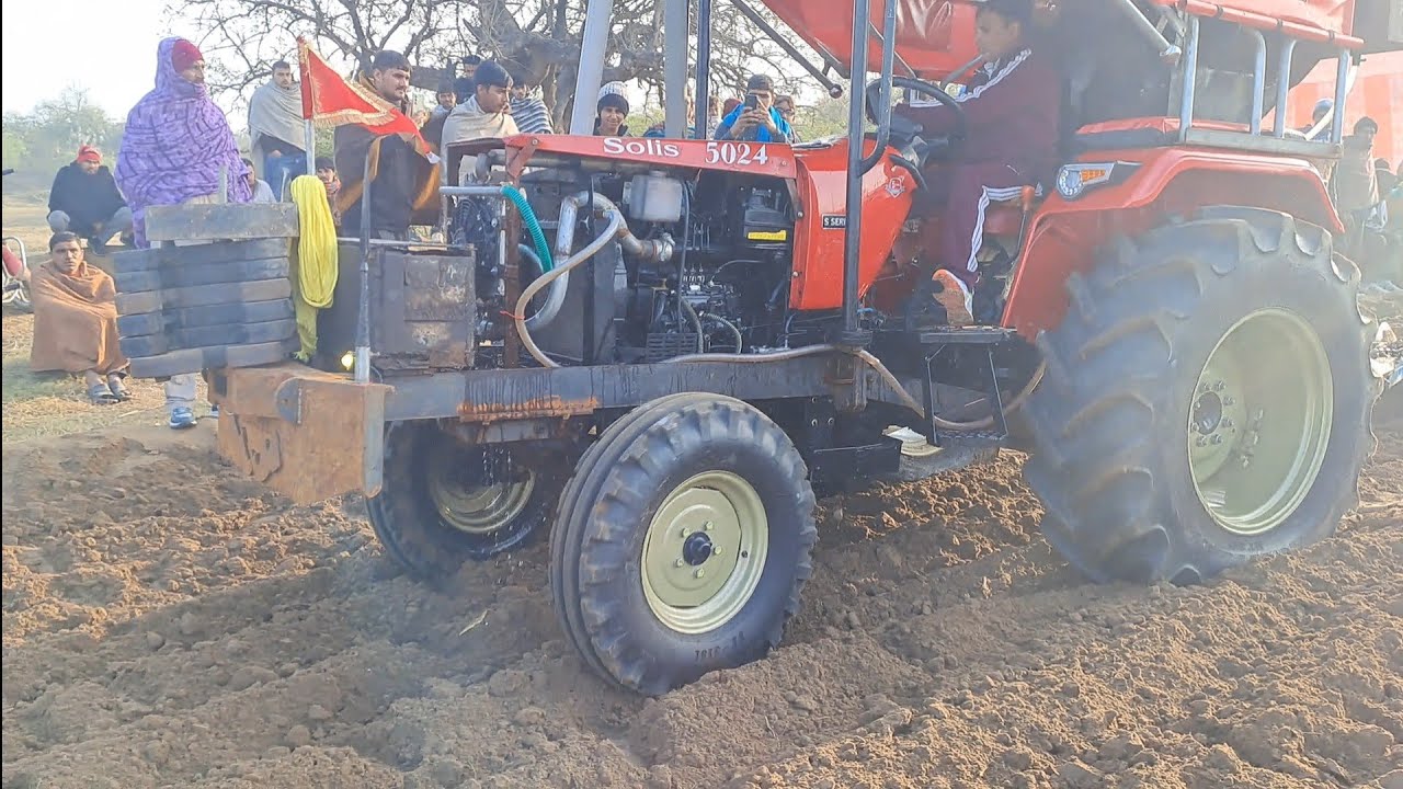 Solis 5024 tractor att dhakla harrow competition 