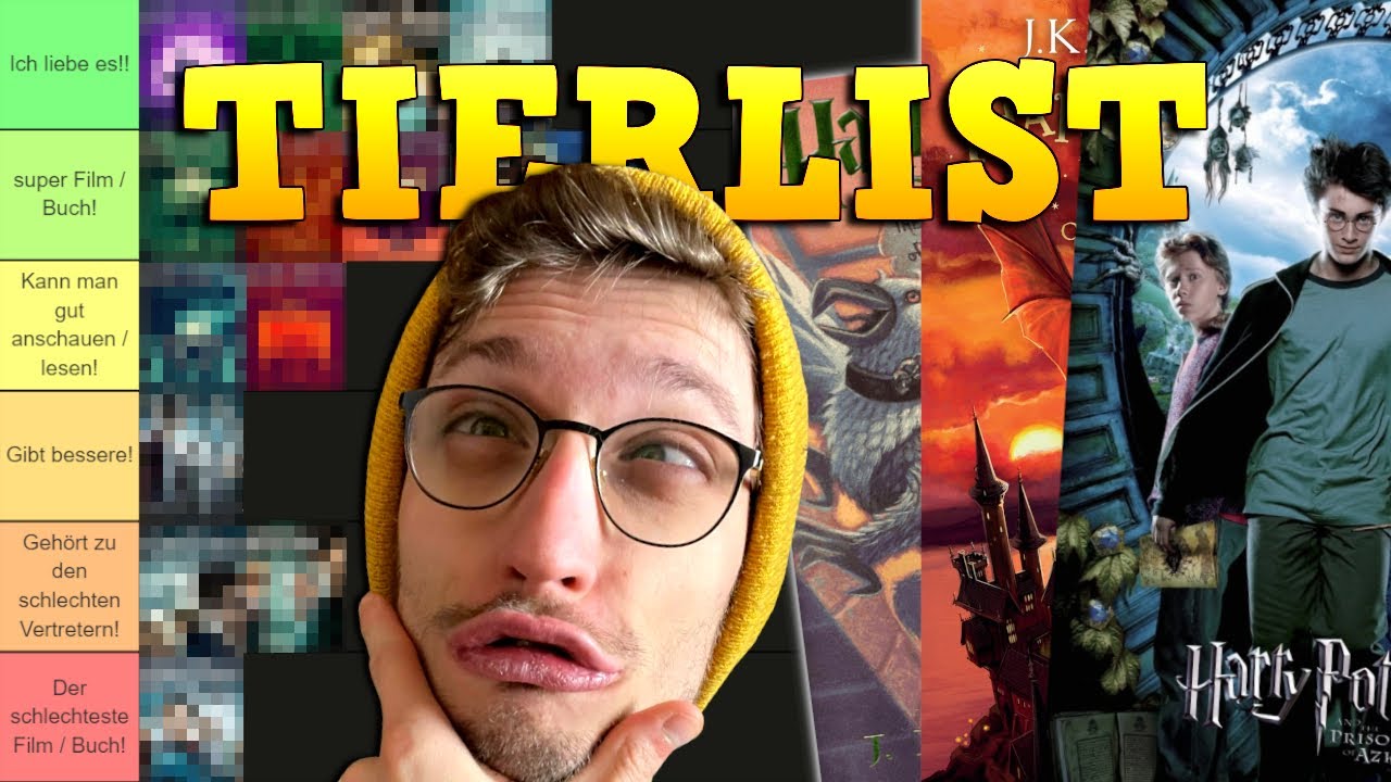 Ich ranke HARRY POTTER B&Uuml;CHER & FILME! 🤔 | Harry Potter Tierlist