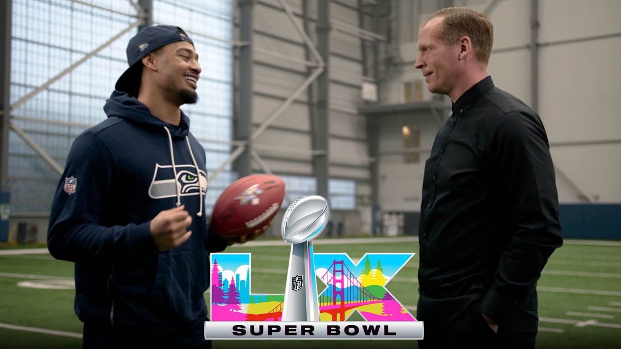 How Seahawks' Jaxon Smith-Njigba stays 'even-keeled' ahead of first SB (FULL INTERVIEW) | Super Bowl