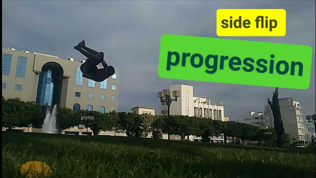 standing side flip progression