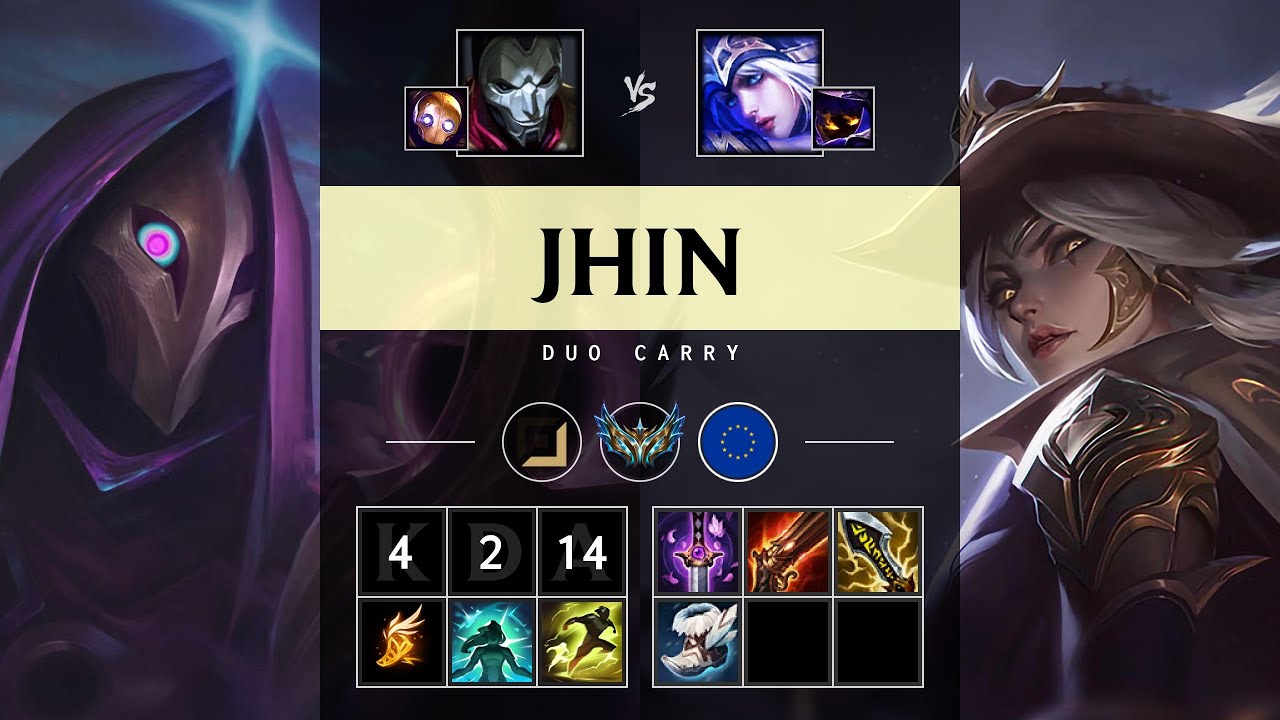 Jhin ADC vs Ashe - EUW Challenger Patch 25.20
