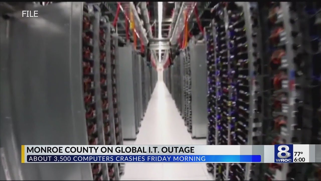 Monroe County impacted by worldwide Microsoft outages