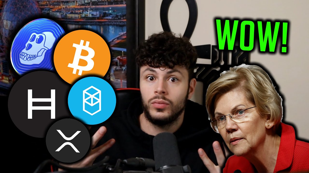 ⚠️ BITCOIN PUMPING, ELIZABETH WARREN WRECKED! APECOIN, HBAR, FTM, XRP NEWS TODAY & MORE! ⚠️