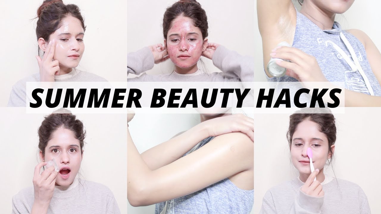 18 Easy Summer BEAUTY Hacks for Naturally Healthy Glowing Skin | Anukriti Lamaniya