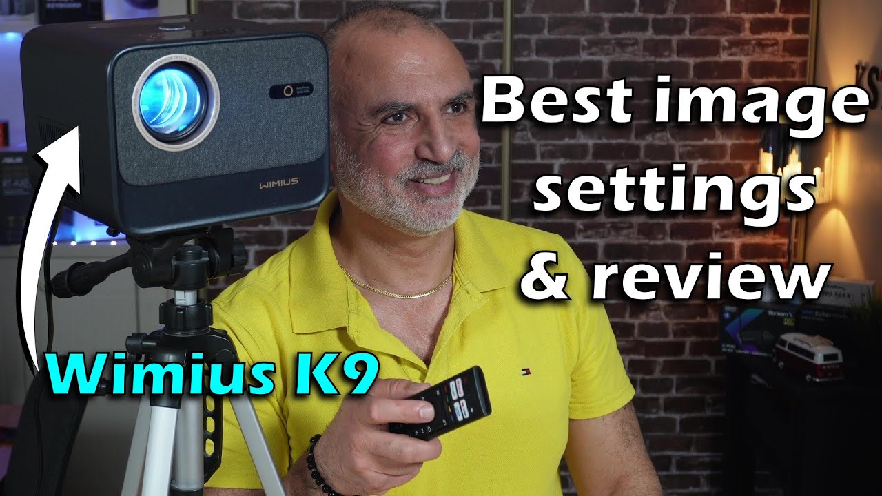 Wimius K9 projector best image settings & full review