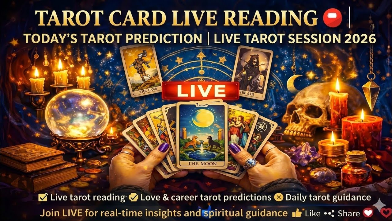 Mahadev tarot Tarot Card Live Reading 🔴 | Today's Tarot Prediction #tarot #live