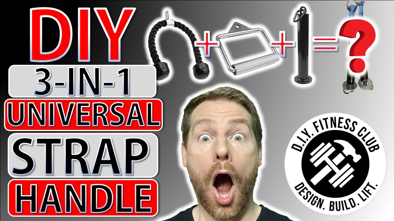 DIY Universal Strap Handles - 3-in-1 Hack: Rope Attachment, D-Ring Handles & Loading Pin