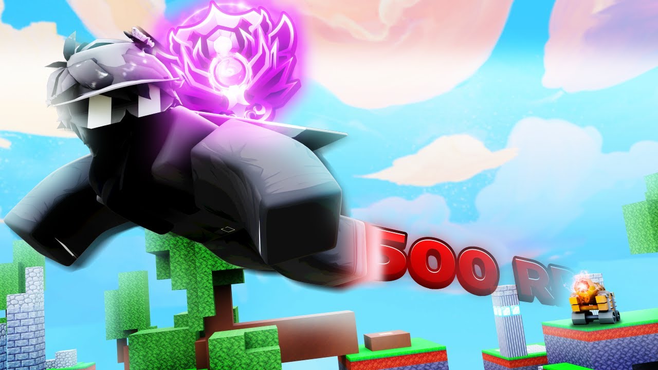 Я получил Кошмарный ранг 500 RP и попал в топ-5 в рейтинге Bedwars в Roblox.