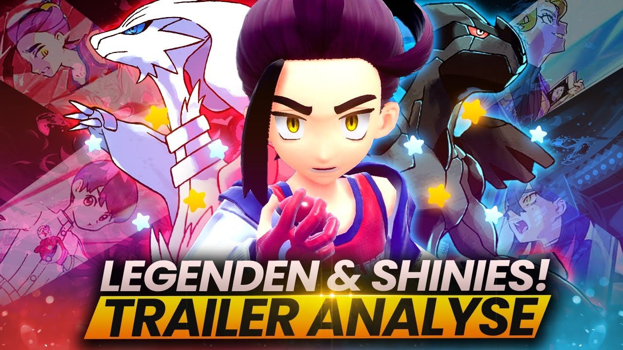 LEGENDÄRE POKÉMON, SHINY EVENTS & MEHR! | Karmesin & Purpur DLC Trailer Analyse