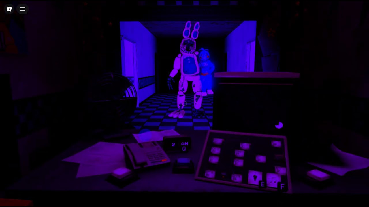 Fnaf help wanted: Fnaf 2 night 5 blacklight
