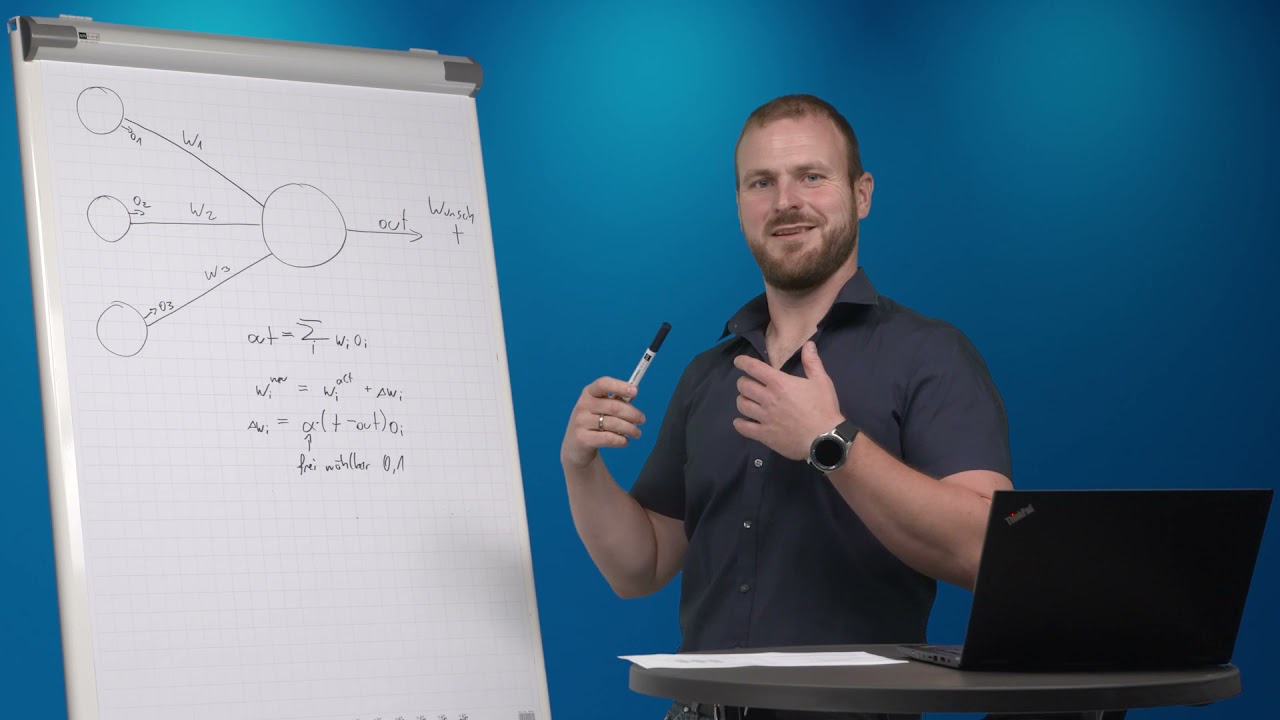 Lernen, Neuronale Netze, Perzeptron, Signale, Gewichte, Fehler, Korrekturen | Prof. Griesbauer