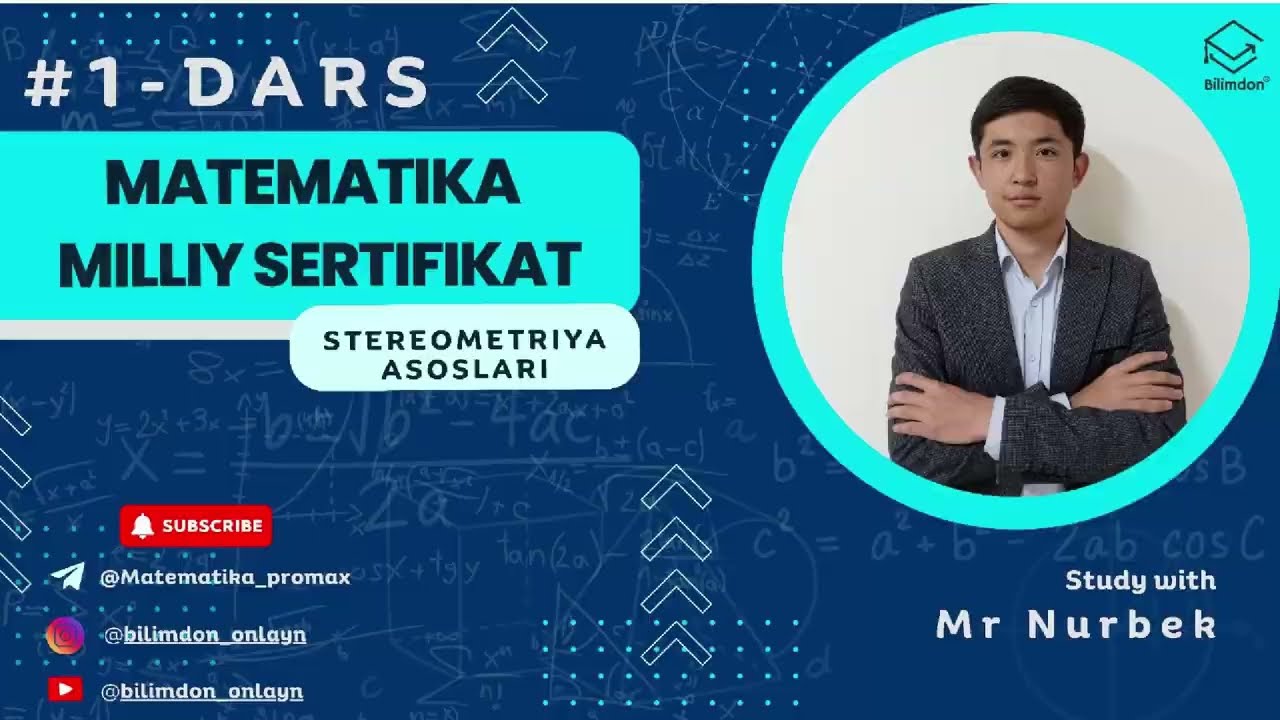 1-DARS: PRIZMA — To‘liq va sodda tushuntirish! | Geometriya onlayn
