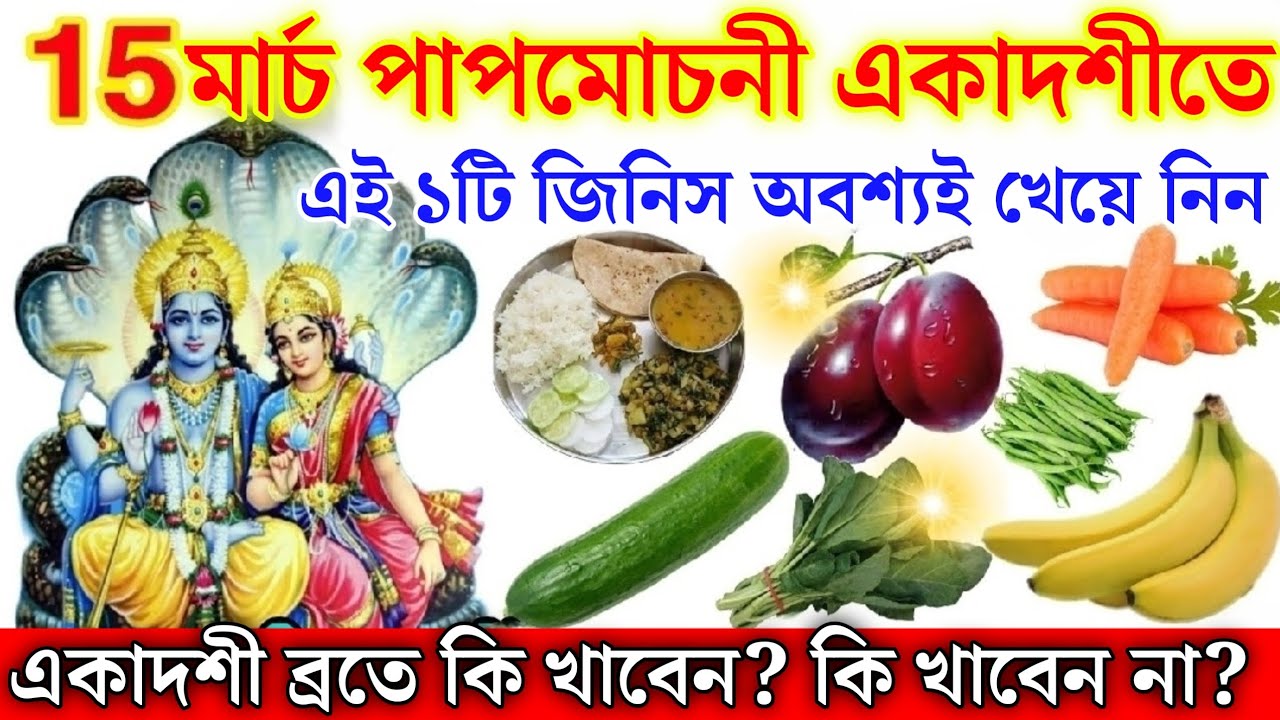 ১৫ মার্চ পাপমোচনী একাদশী, এই ১টি জিনিস অবশ্যই খান, নইলে ব্রতের পূর্ণ ফল পাবেন না!