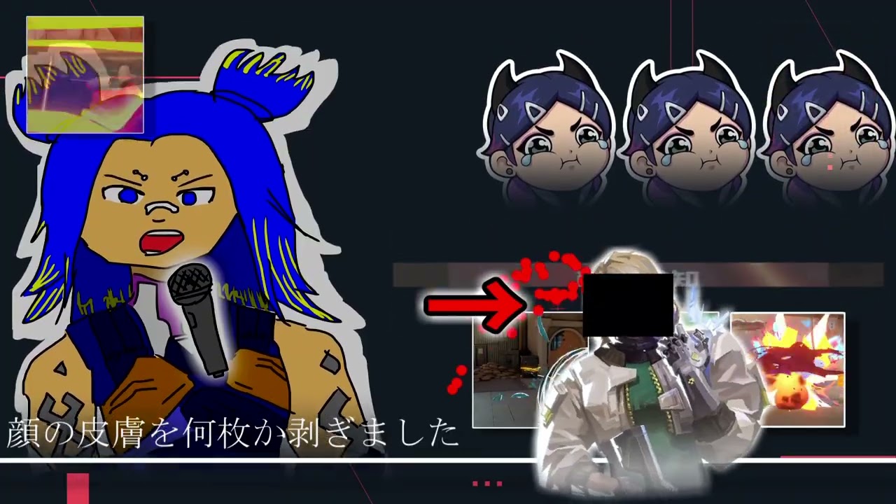 あたまにきた。