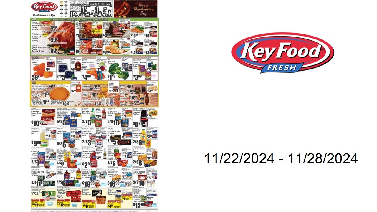 Key Food Weekly Ad - 11/22/2024 - 11/28/2024