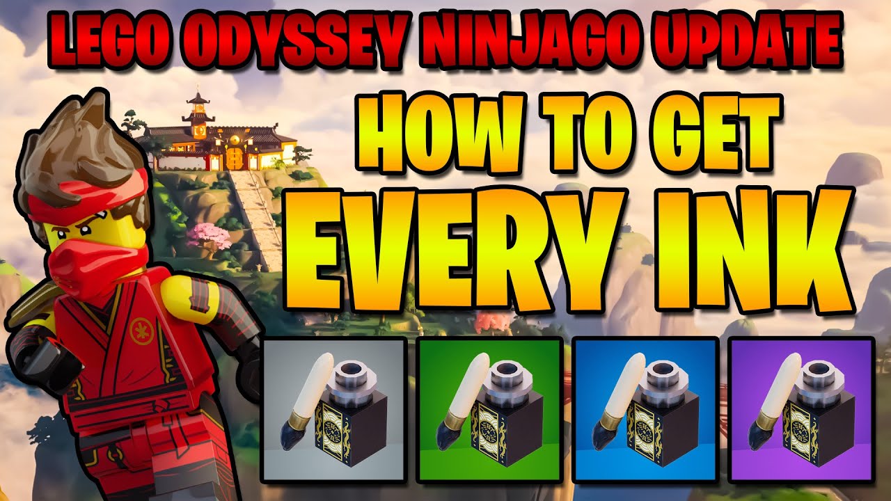 Как получить ВСЕ чернила для свитков Спинджитцу | Обновление LEGO Fortnite Ninjago