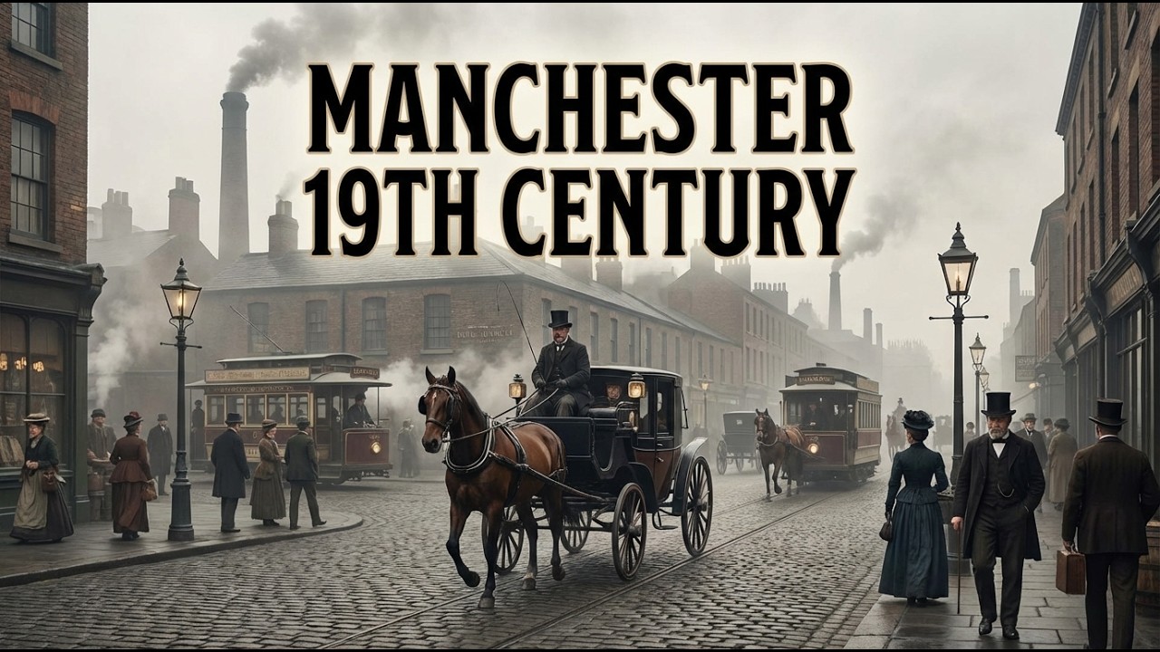 Exploring Manchester in 1800s in 11 minutes | 1800 to 1899 | AI Reconstruction