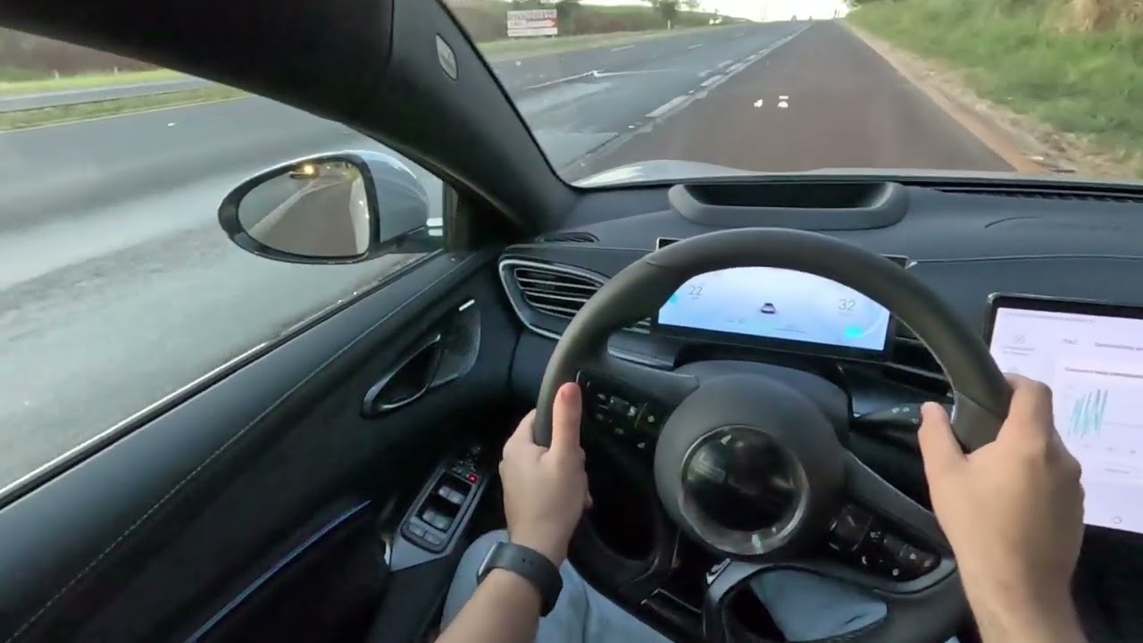 Testando o Byd Seal na rodovia a 110km/h com arrancada de 0 a 100km/h #bydseal #byd