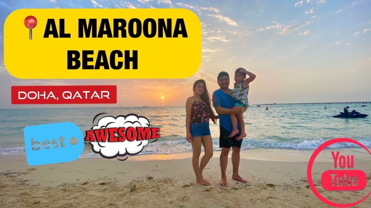 🌸 AL MAROONA BEACH, QATAR | STUNNING BEACH