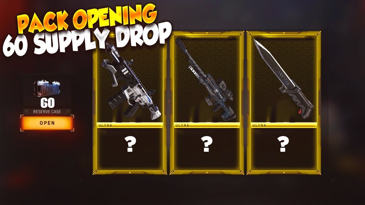 J'OUVRE 60 RÉSERVES DU BLACK MARKET POUR OBTENIR CETTE ARME EMBLÉMATIQUE ! (Pack Opening BO4)
