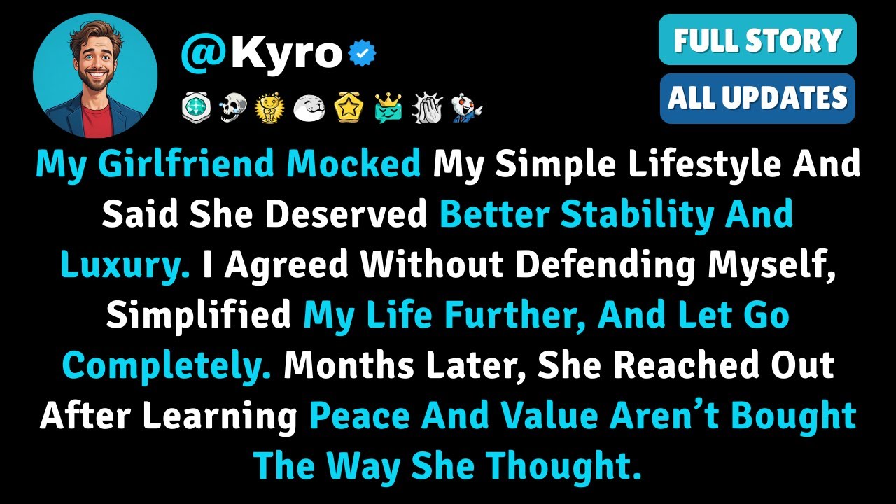 My Girlfriend Mocked My Simple Lifestyle And Said She Deserved Better Stability And Luxury. I Agreed