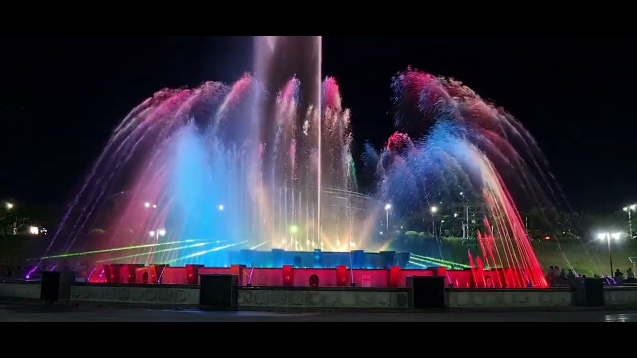 2024.8.17 안동 강변 분수(2) Andong Nakdong River Musical Fountain Second Show