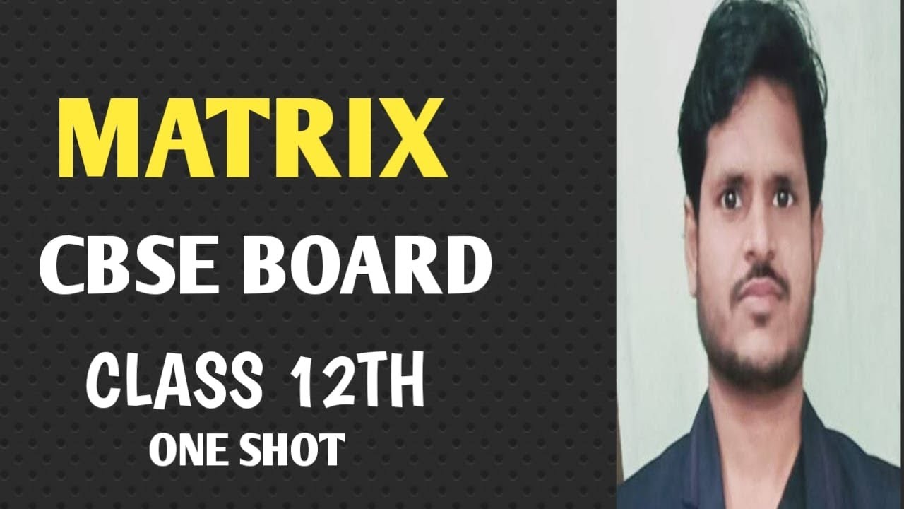 NCERT l Maths Solution|Class 12th|Matrix| 2026||PYQs| One Shot