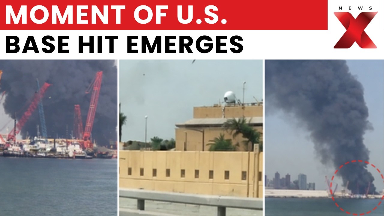 U.S. Base Hit Jordan: Shocking Footage Shows Iranian Missile Strike on U.S. Base in Jordan | NewsX