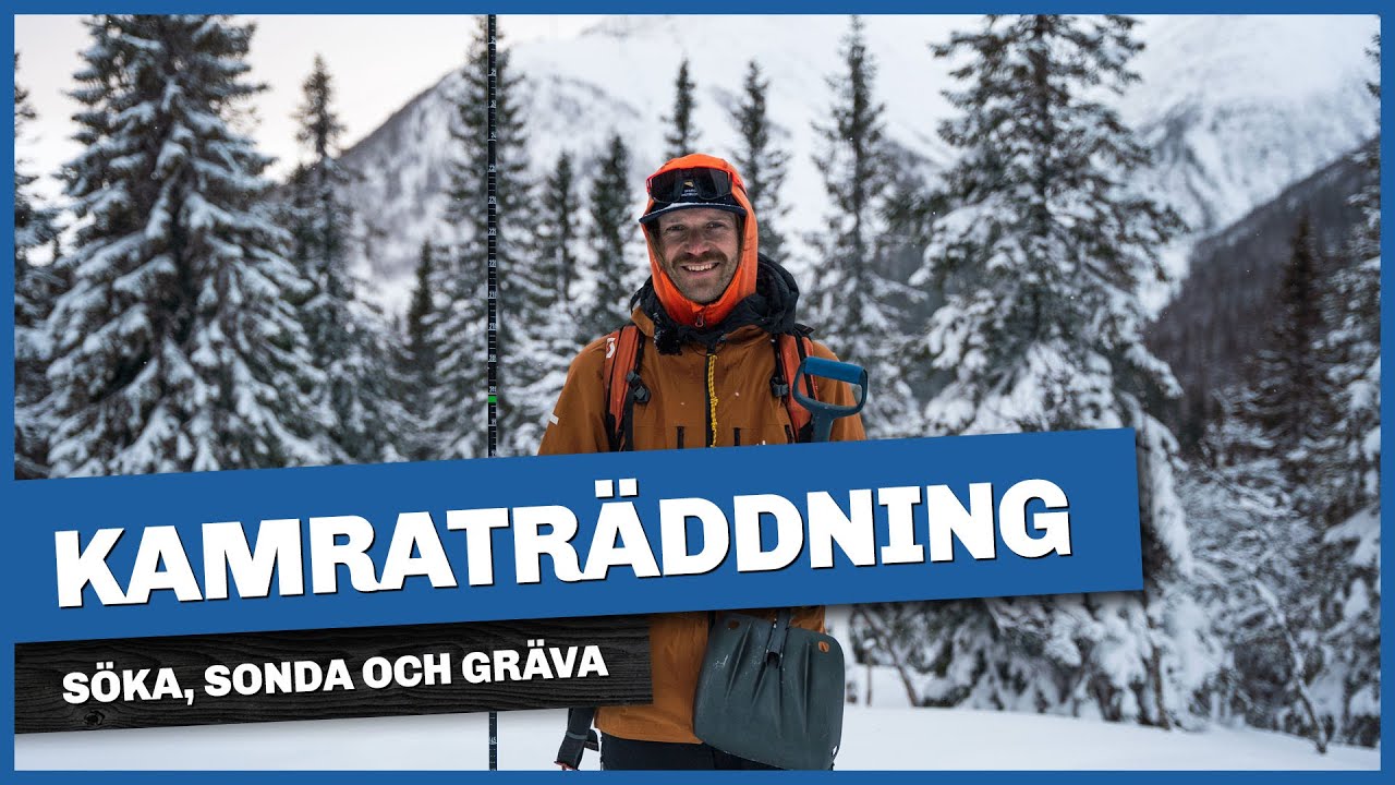 Lavinkunskap: Lär dig kamraträddning – söka, sända och gräva