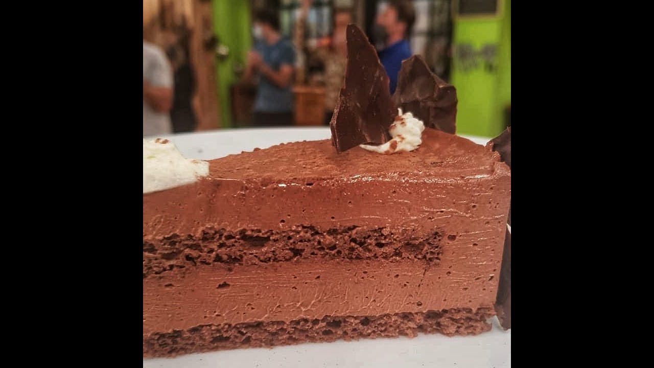 Receta dulce: Torta mousse de chocolate y naranja