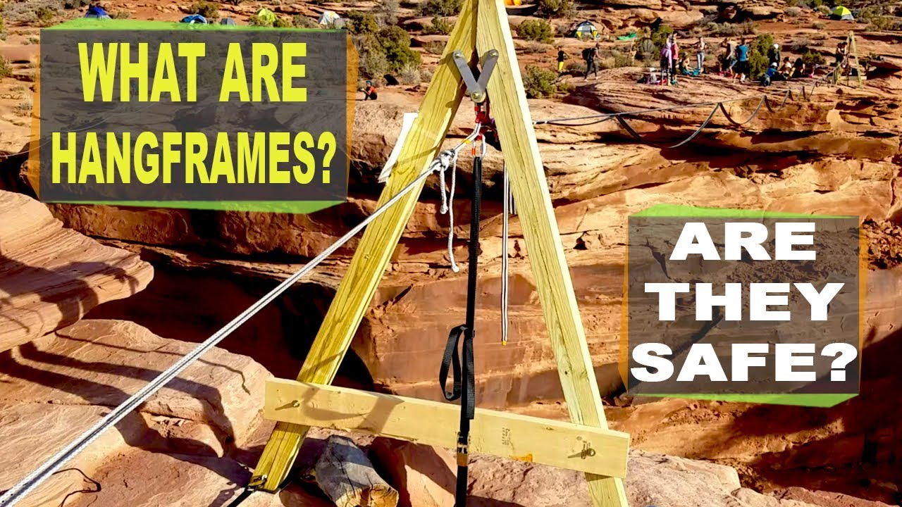 Are Hang Frames a cousin of A Frames?  What is better for a highline?