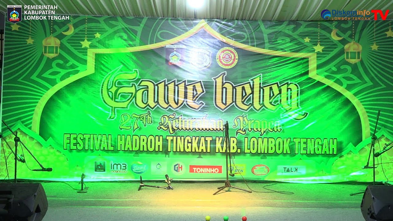 LIVE FINAL FESTIVAL HADROH TINGKAT KABUPATEN LOMBOK TENGAH DALAM RANGKA 27 TAHUN KELURAHAN PRAPEN