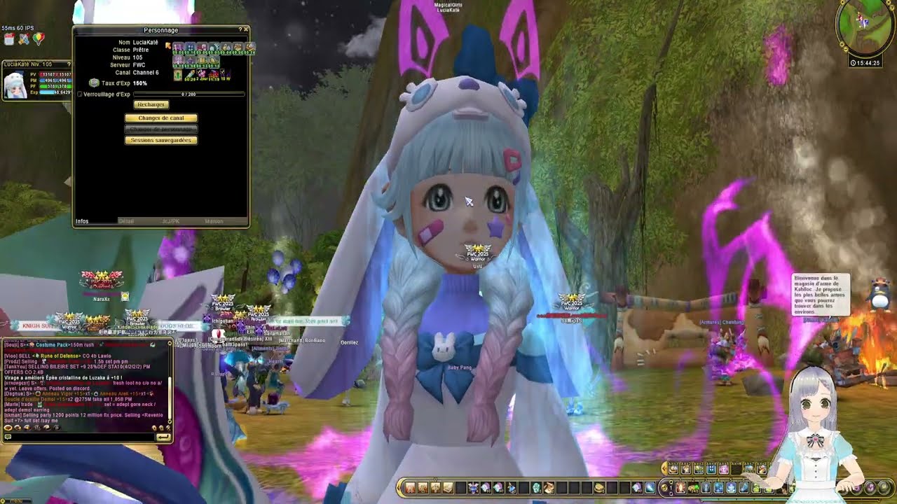 [TUTO] Guide complet [Pr&ecirc;tre face tank ] arme armure comp&eacute;tence rotation  flyff Universe