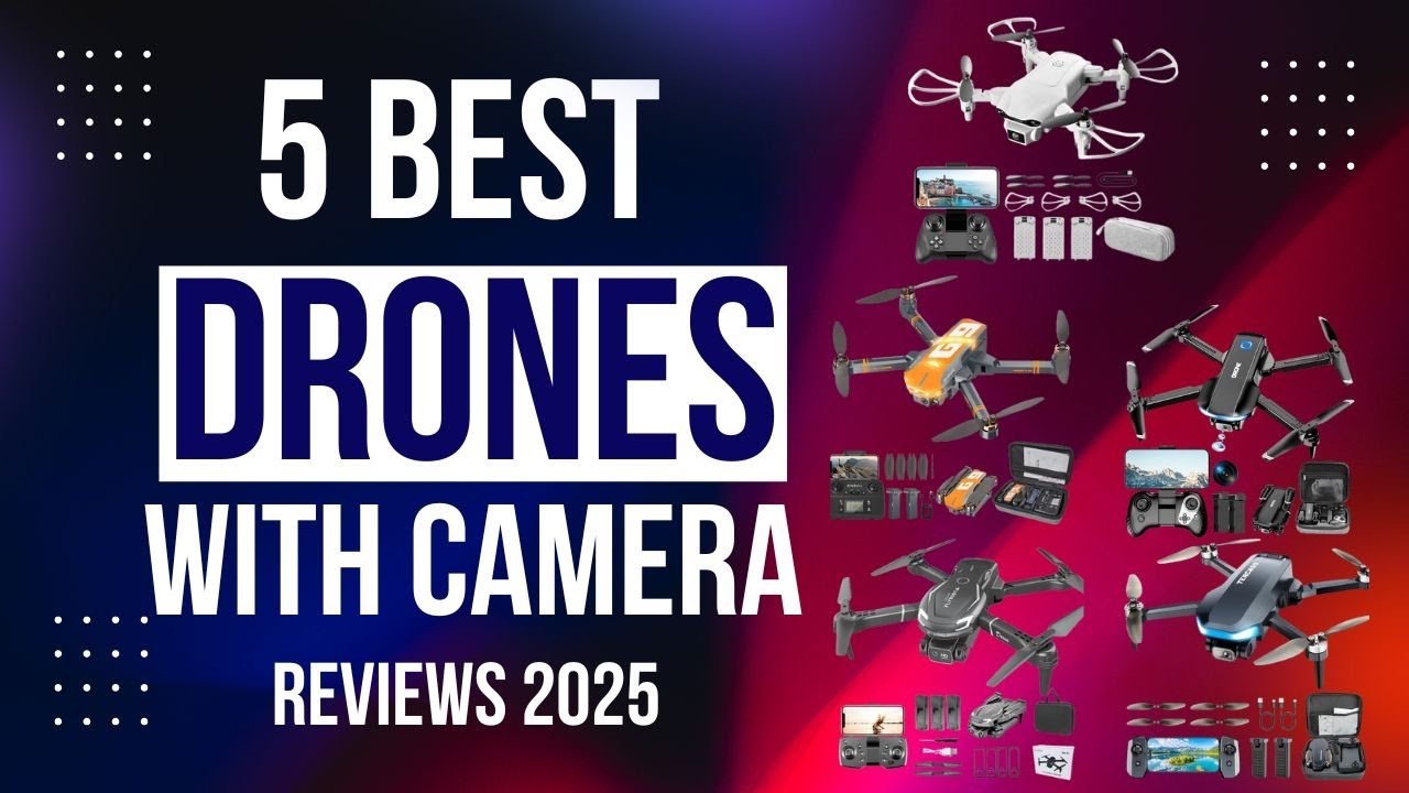 5 BEST Drones with Camera 2025 &mdash; Beginner to Pro Budget + Pro Picks | Black Friday Deal