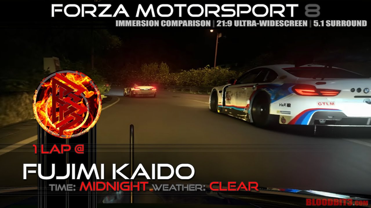 1 Lap @ Fujimi Kaido - Midnight Clear: FORZA MOTORSPORT 8 [FM8] [PC]