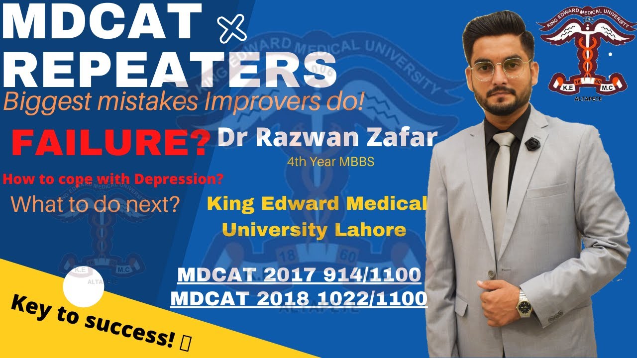 Important Advice to MDCAT Repeaters | MDCAT Repeaters 2022 | Dr. Razwan Zafar