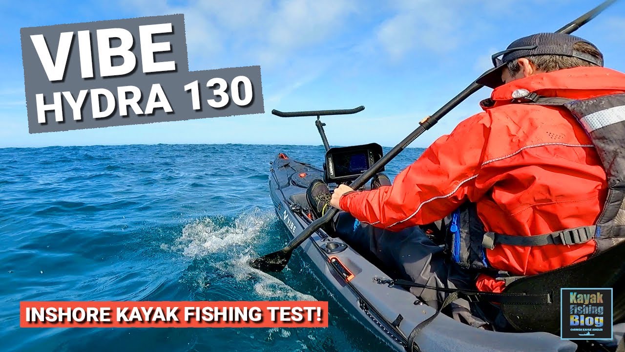 Vibe Hydra 130 Fishing Kayak - First paddle & fish test out on the coast!
