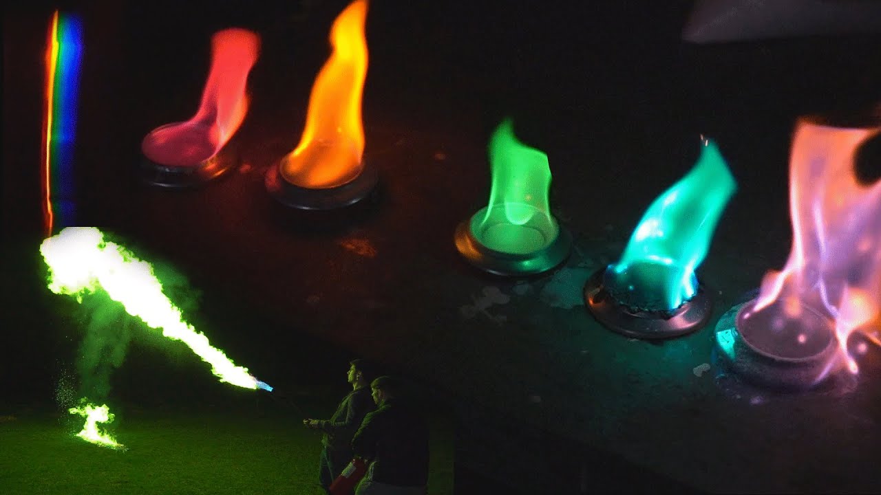 COLOREAMOS EL FUEGO GRACIAS A LOS ESPECTROS DE EMISÓN