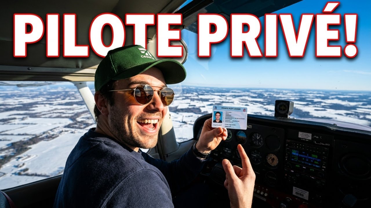 Premier vol en tant que Pilote Privé!