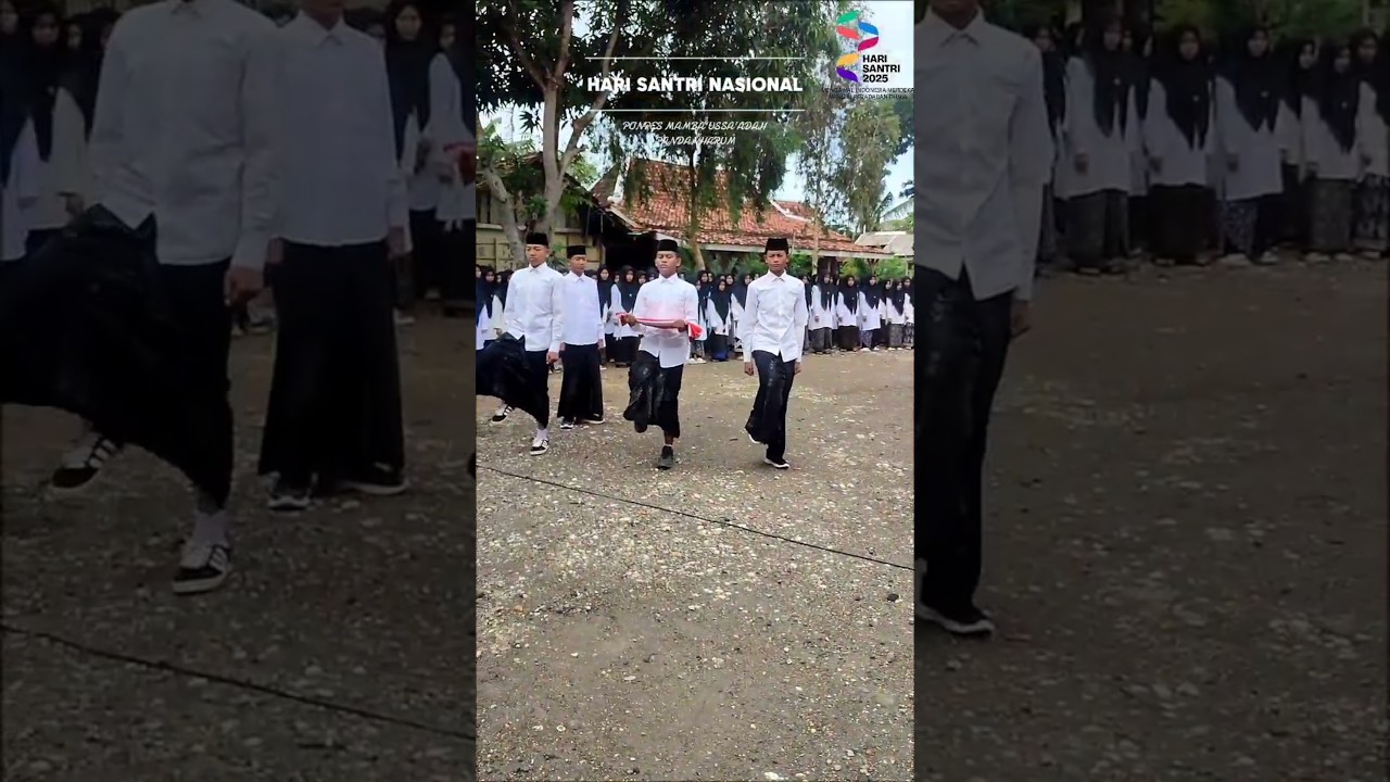 Santri PASKIBRA? Ya bisa banget #feedshorts #hsn