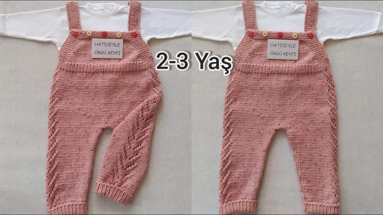 Duygu Çocuk Pantolon Yapımı. 2. 3 Yaş. Ajurlu Bebek Askılı Bahçivan Bebek Pantolon Tarifi