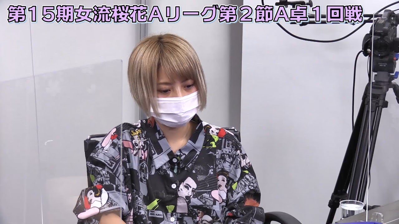 【麻雀】第15期女流桜花Aリーグ第２節A卓１回戦
