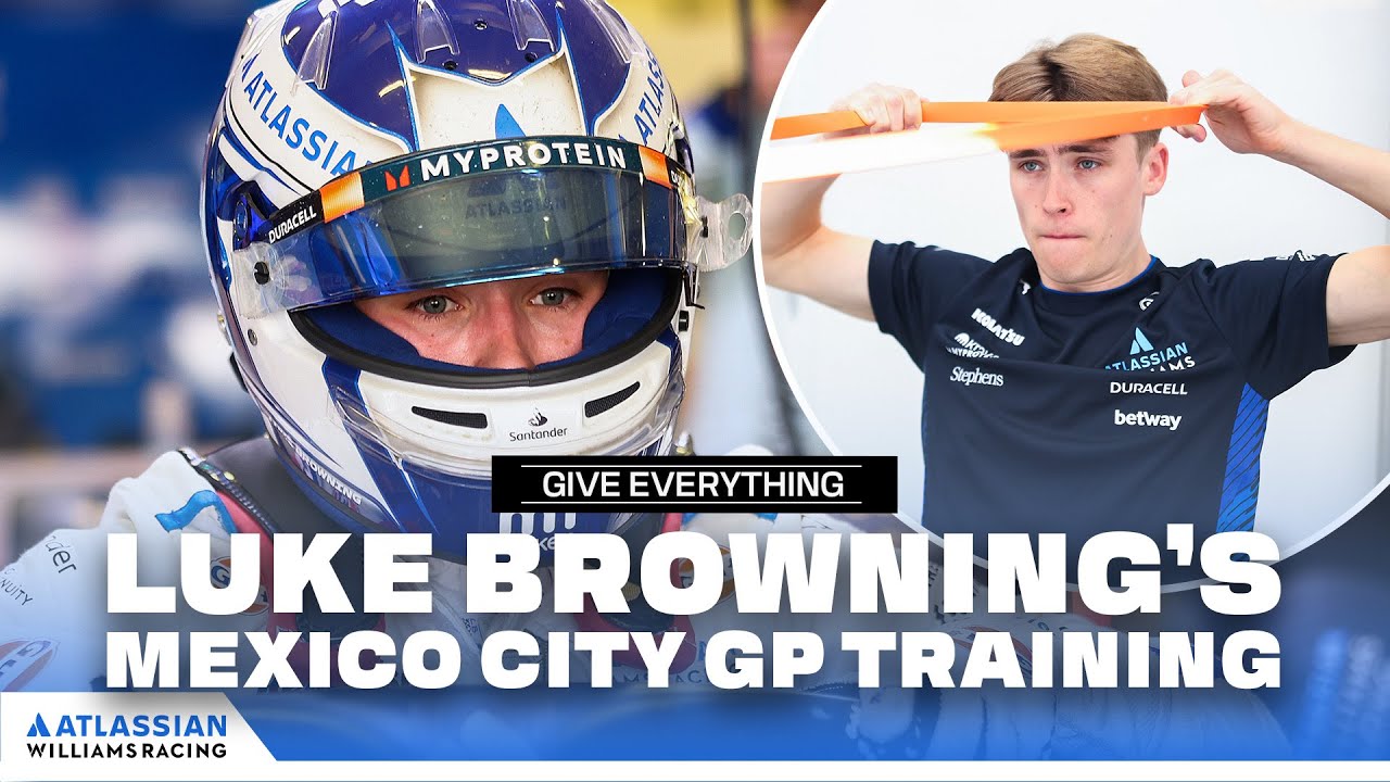 How Luke Browning Trained for His Formula 1 FP1 Appearance! | Give Everything