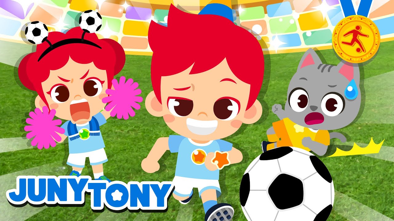 Fútbol | Deportes | Copa del Mundo | Canciones Infantiles | JunyTony en español
