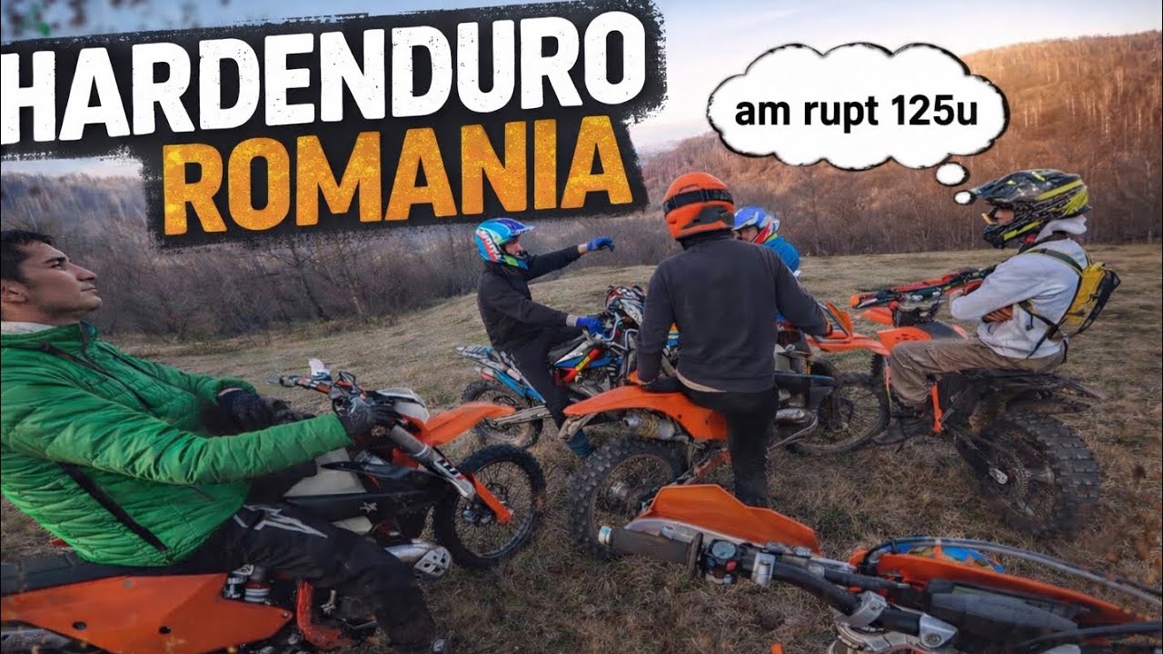 Enduro Rom&acirc;nia 🇷🇴 | A &icirc;ncercat HARD ENDURO cu 125u.... Nu era ce credea😳