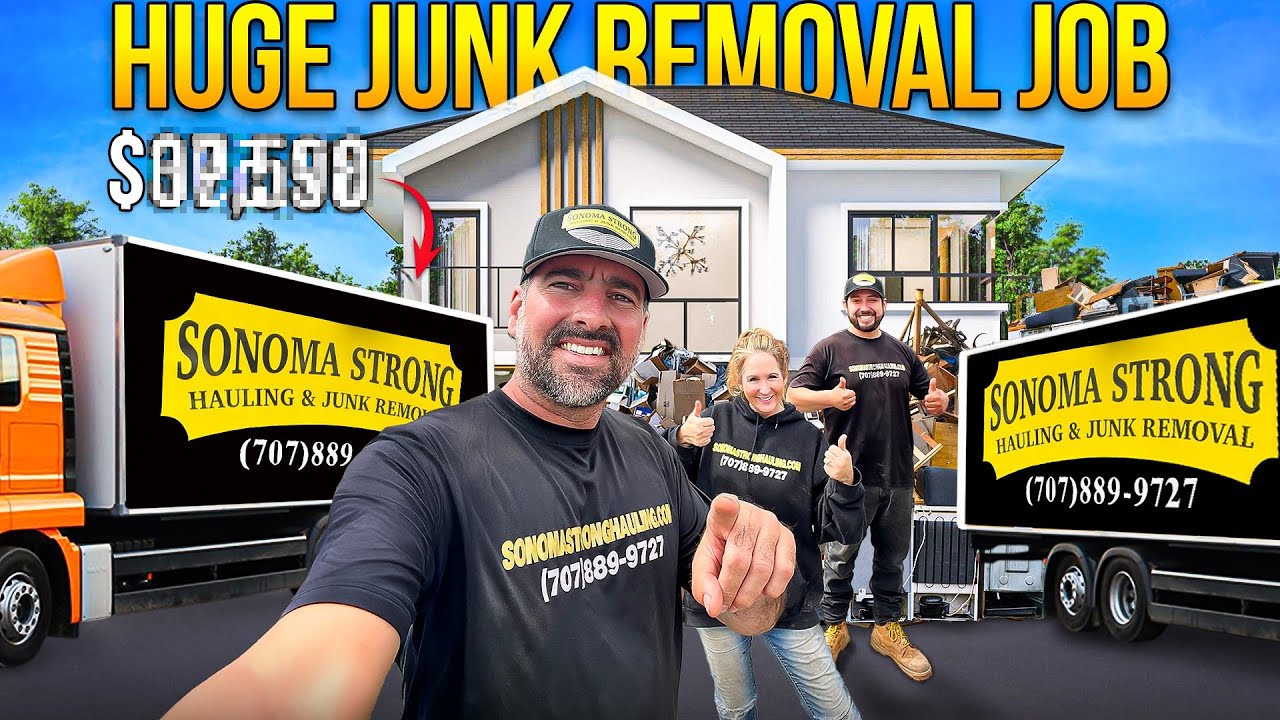 HUGE Junk Removal Job (Our BIGGEST Job Of The Year)