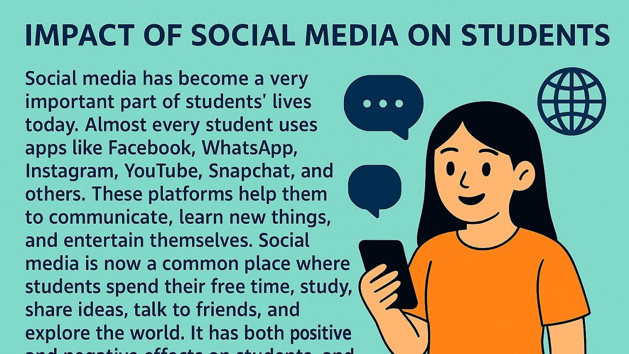 Essay I Impact of social media on student   |Essay for Students
